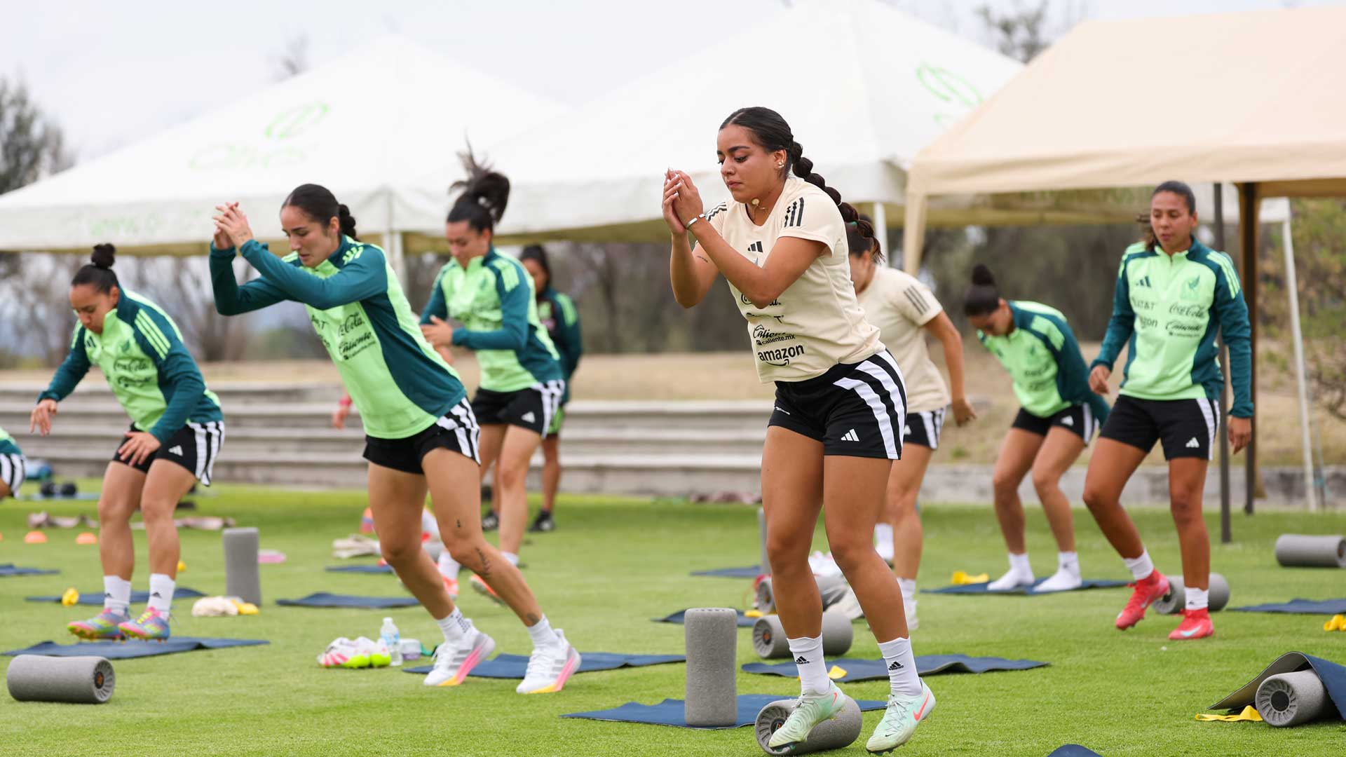 La Selección Mexicana Femenil ya entrena en Puebla previo al duelo ante Uruguay
